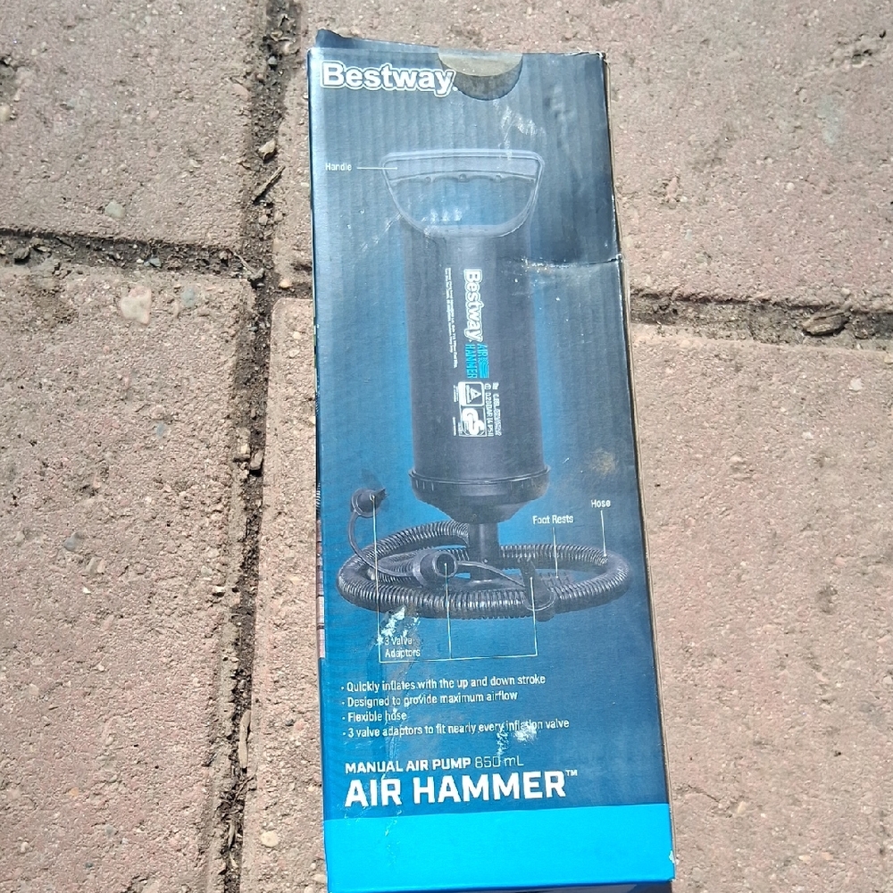 Bestway Blue Manual Air Pump - Air Hammer